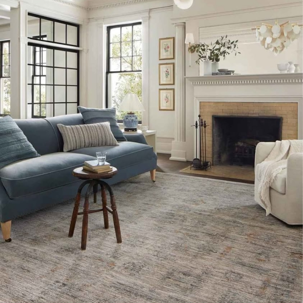 Loloi Jean Stoffer Katherine Collection Pebble/Ocean 2'-7'' x 8'-0''runner Rug